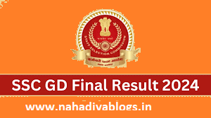 SSC GD Final Result 2024: Download result pdf 