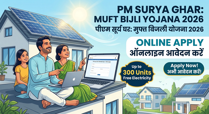 PM Surya Ghar Muft Bijli Yojana 2026 Online Apply